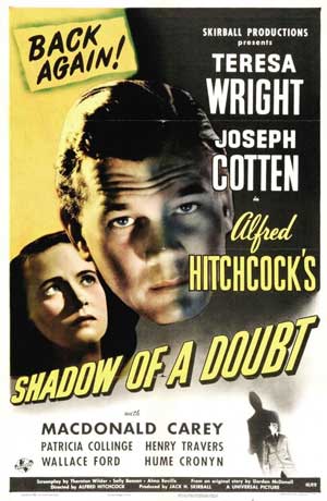La sombra de una duda - Shadow of a Doubt (Alfred Hitchcock 1943)