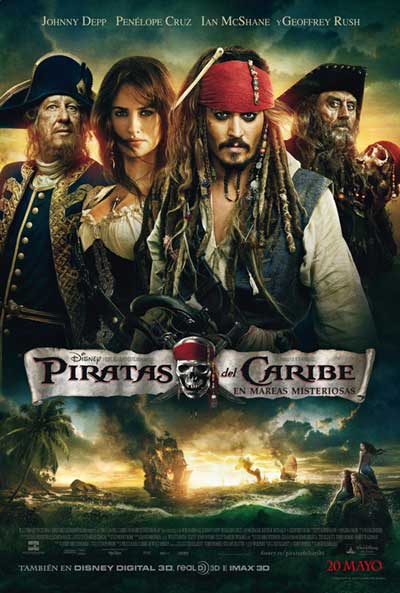Piratas del Caribe.4 En mareas misteriosas (Rob Marshall 2011)