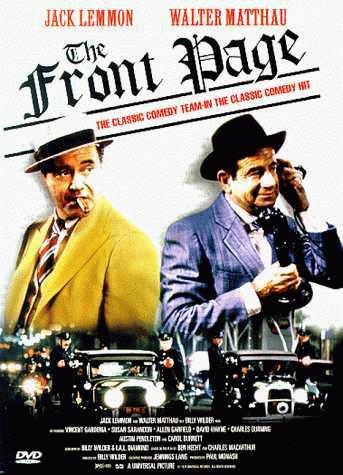 Primera plana - The Front Page (Billy Wilder 1974)
