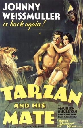 Tarzn y su compaera (Cedric Gibbons, Jack Conway 1934)