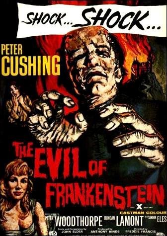 La maldad de Frankenstein (Freddie Francis 1964)